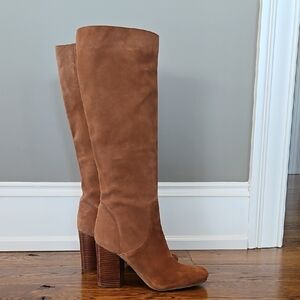 Michael Kors 9.5 Brushed Leather Boots Slouchy